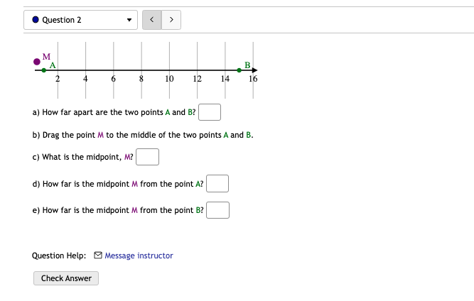 Solved A) How Far Apart Are The Two Points A And B ? B) Drag | Chegg.com