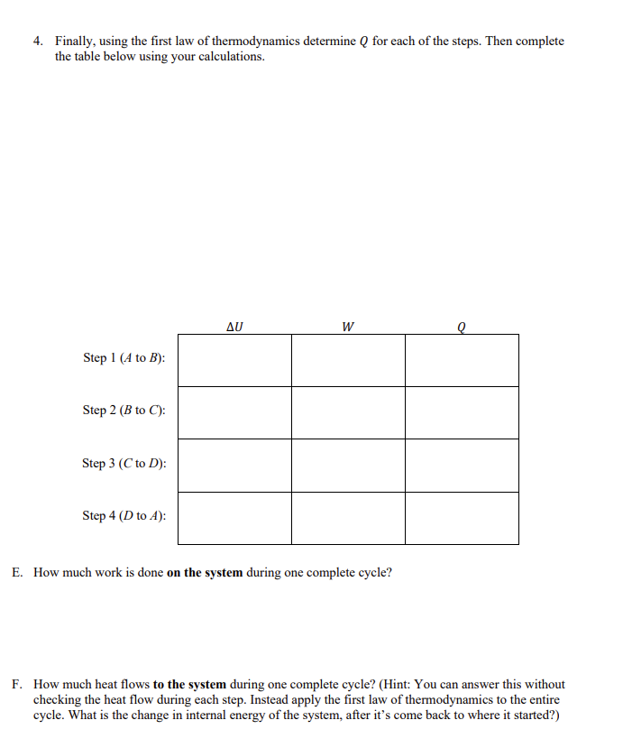 Solved Problem 2: Thermodynamic cycle A thermodynamic cycle | Chegg.com