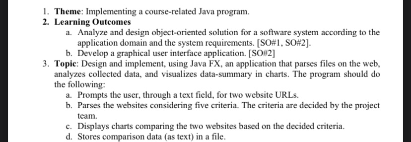 Solved Theme: Implementing a course-related Java | Chegg.com