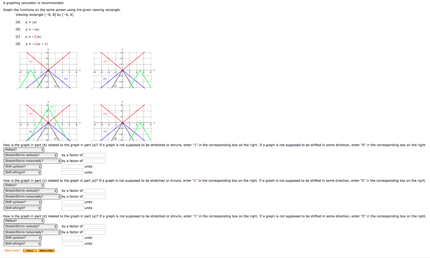 Solved A Graphing Calculator Is Recommended. Graph The | Chegg.com