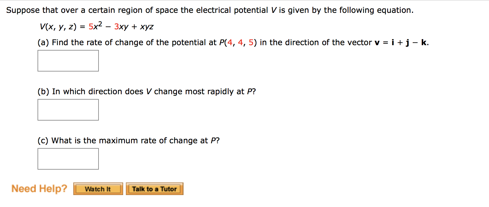 Solved Suppose That Over A Certain Region Of Space The El Chegg Com