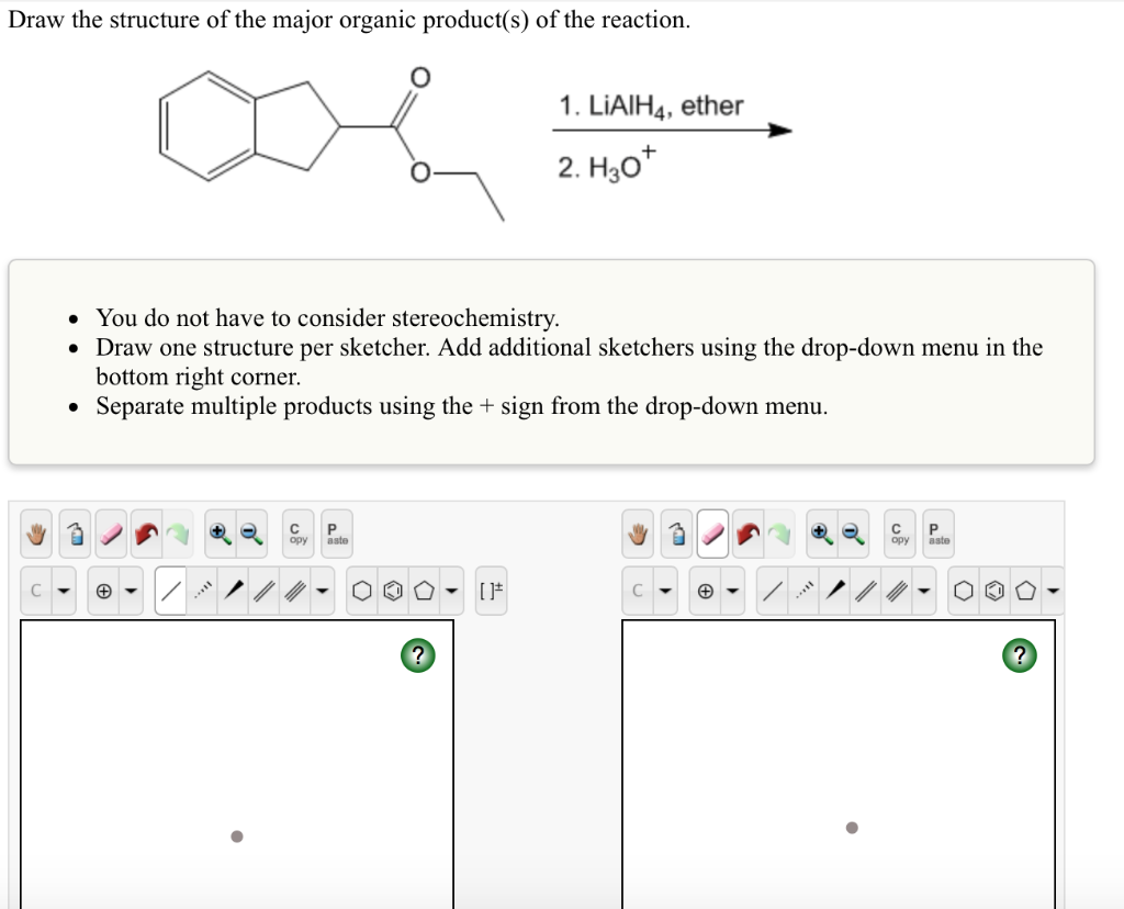 Solved Draw The Structure Of The Major Organic Product(s) Of | Chegg.com