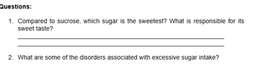 Solved Properties Of Carbohydrates: Carbohydrates | Chegg.com