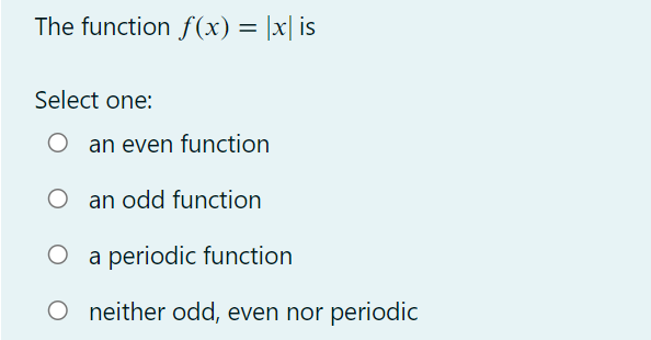 fx x 1 x 2 is even or odd function