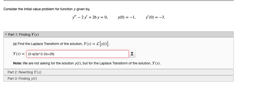 Solved Consider the initial value problem for function 𝑦 | Chegg.com
