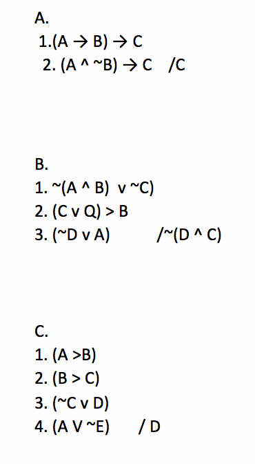 Solved I need help figuring out these RAA (Reductio Ad | Chegg.com