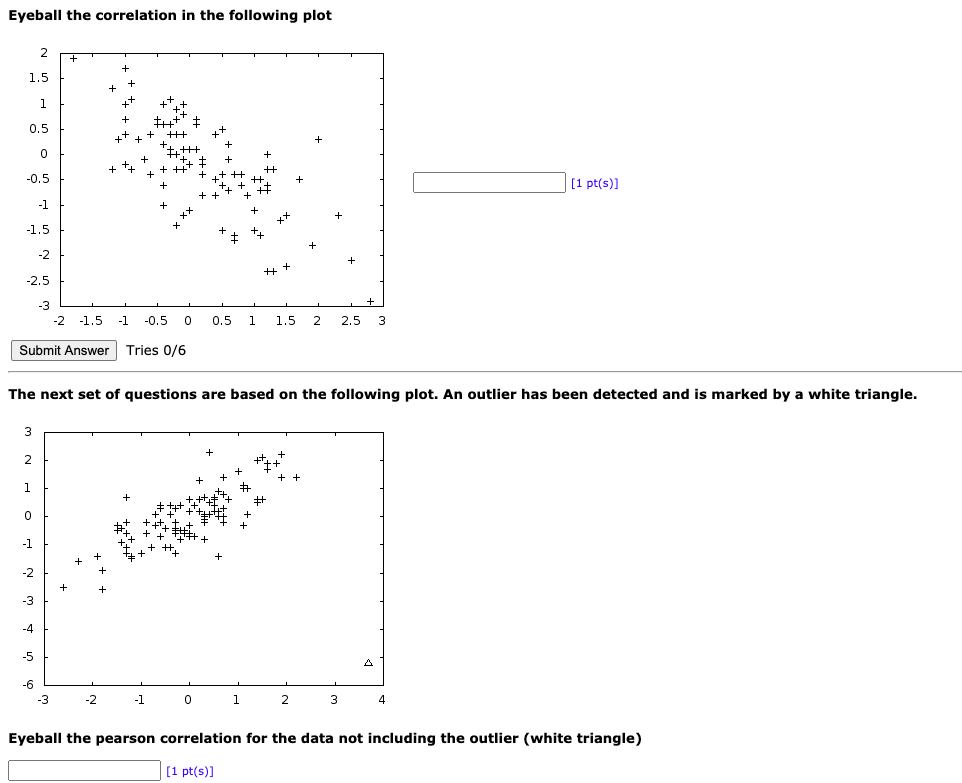 Solved Given the following data, calculate the Pearson