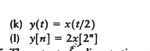 Solved 1 64 The Systems That Follow Have Input X T Or X Chegg Com