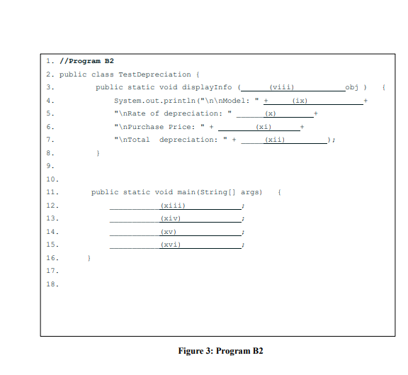 Solved d) At line 12 - line 13 (xiii-xiv) in Program B2,  Chegg.com