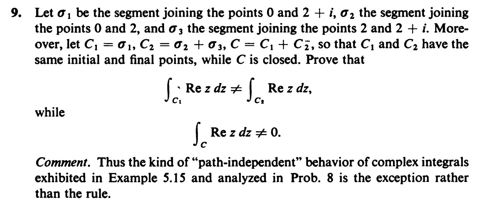 Solved 9. Let o, be the segment joining the points 0 and 2 + | Chegg.com