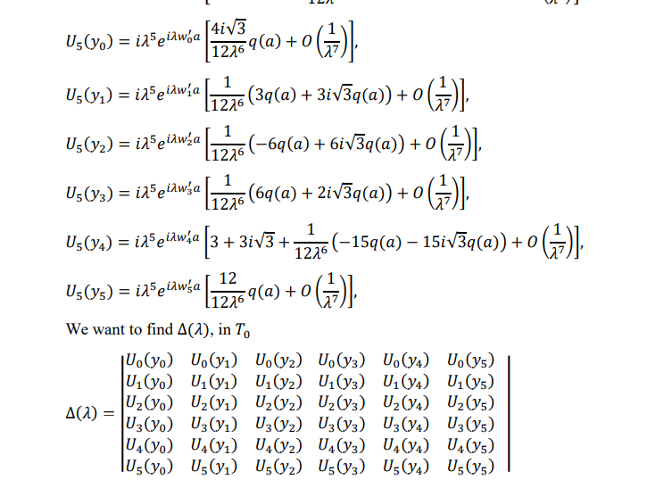 Solved find this determinant by matlab or python or | Chegg.com