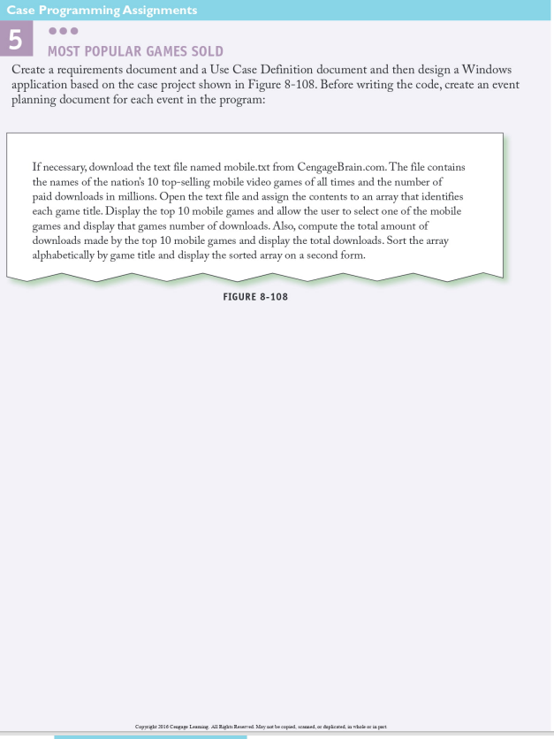 Solved Develop a code in visual studio 2019 based on the | Chegg.com