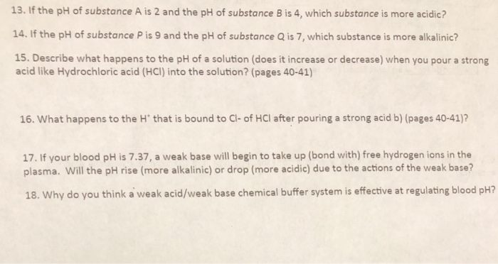 a substance having a ph of 2 would best be described as