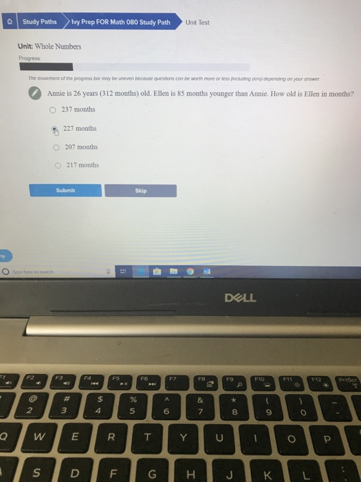 Solved Study Paths vy Prep FOR Math 080 Study Path Unit Test | Chegg.com