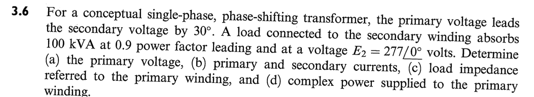 Solved 6 For A Conceptual Single-phase, Phase-shifting | Chegg.com