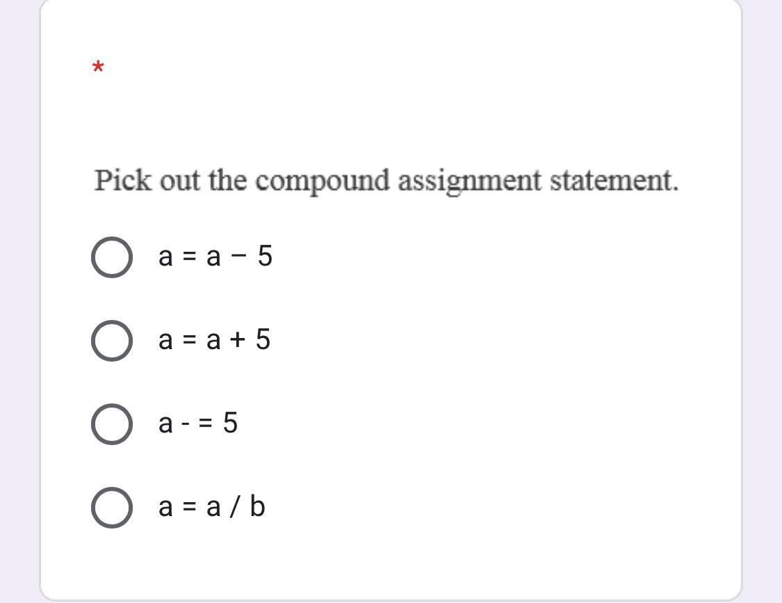 compound assignment addition