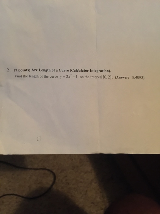 find the exact arc length of the curve calculator