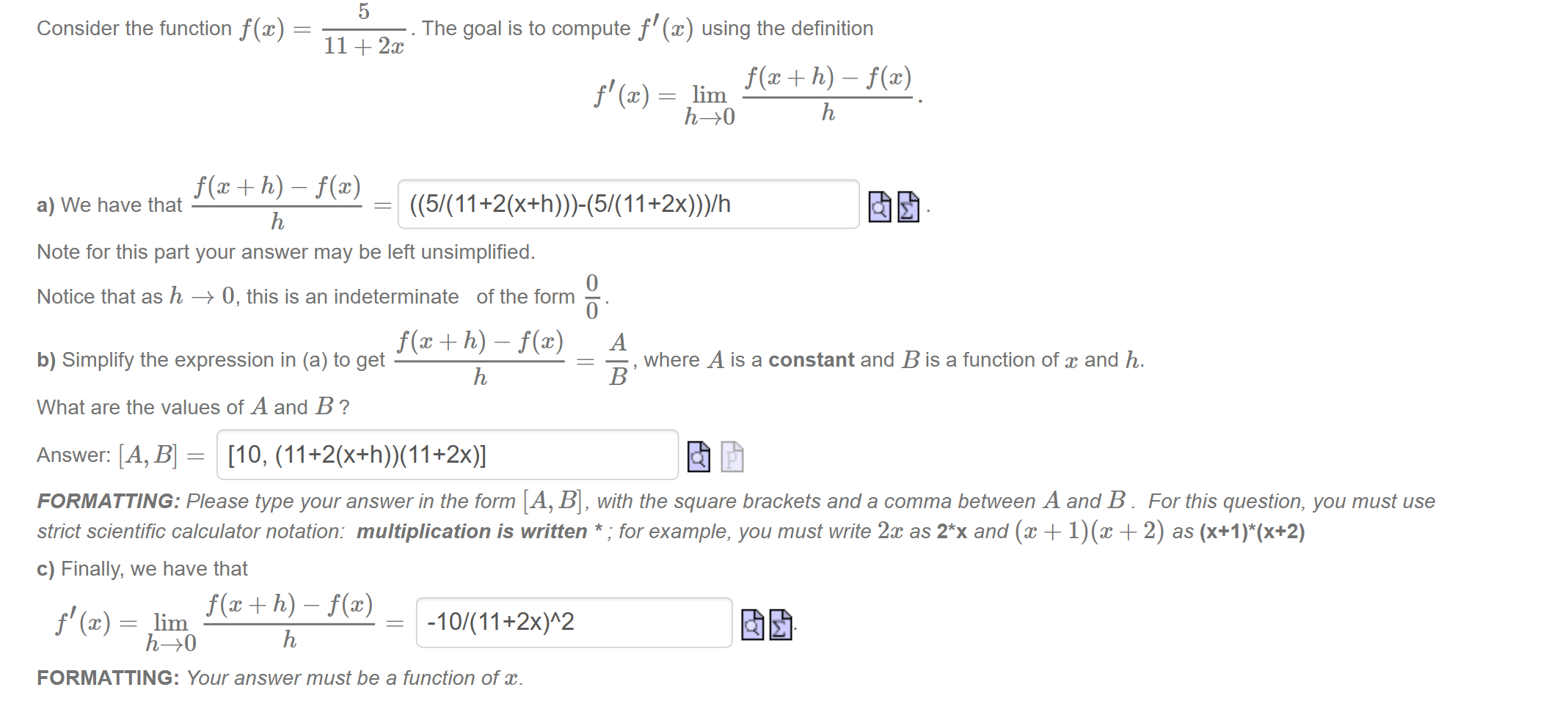 Solved I Am Not Sure What B) Is, The Answer That Is Entered | Chegg.com