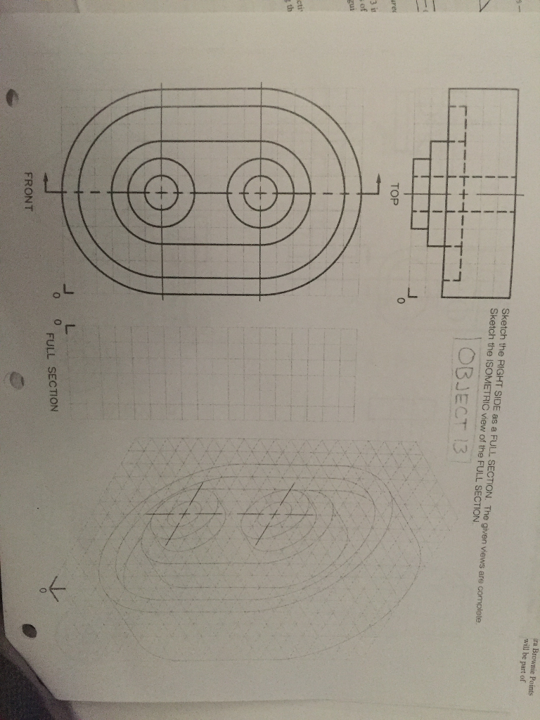 Solved will be part of Sketch the RIGHT SIDE as a FULL | Chegg.com