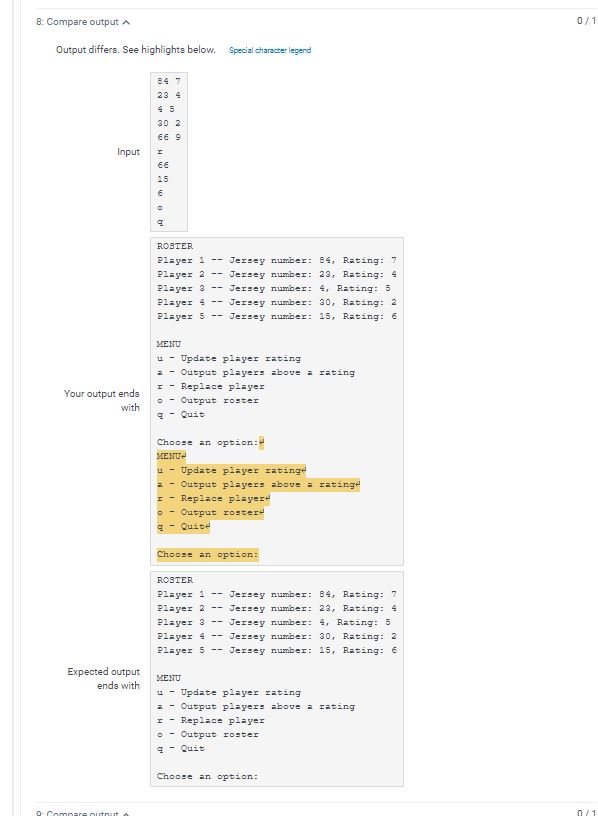Solved I am having trouble finding a solution to an error in | Chegg.com