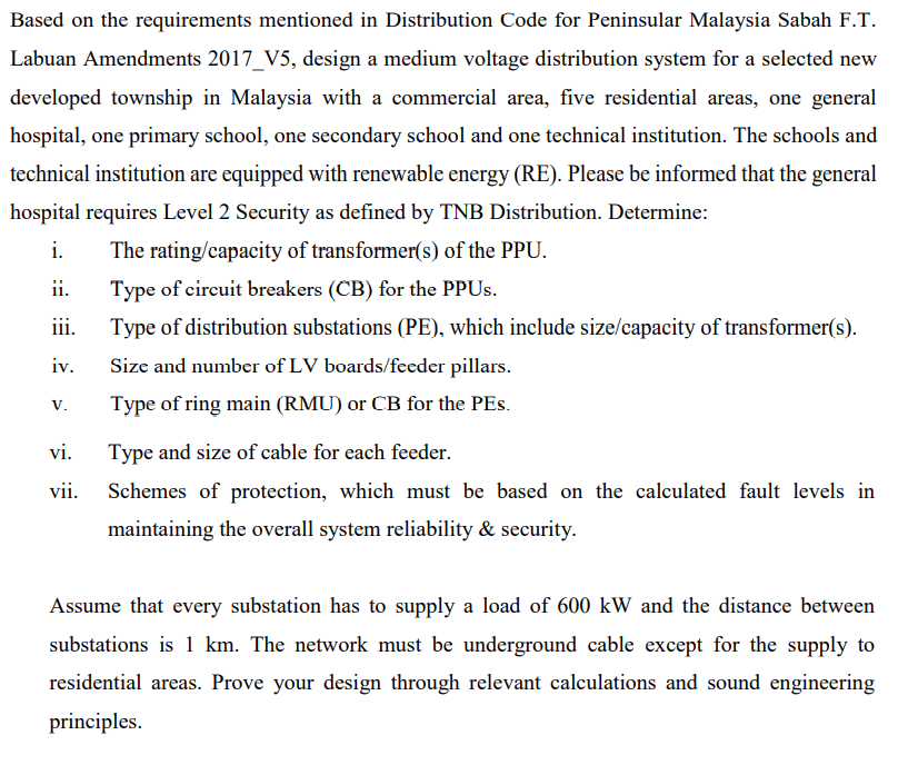 Principles and Design of LV System