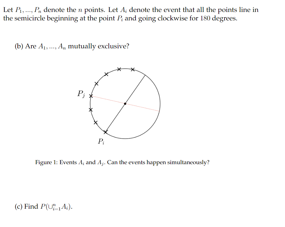 Solved 8. Suppose that n points are independently chosen at | Chegg.com