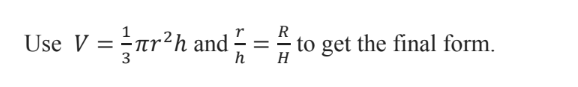 Solved Consider a conical receiver shown in figure. The | Chegg.com