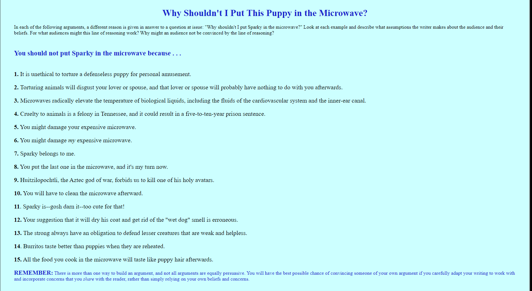 Solved Why Shouldn't I Put This Puppy in the Microwave? In