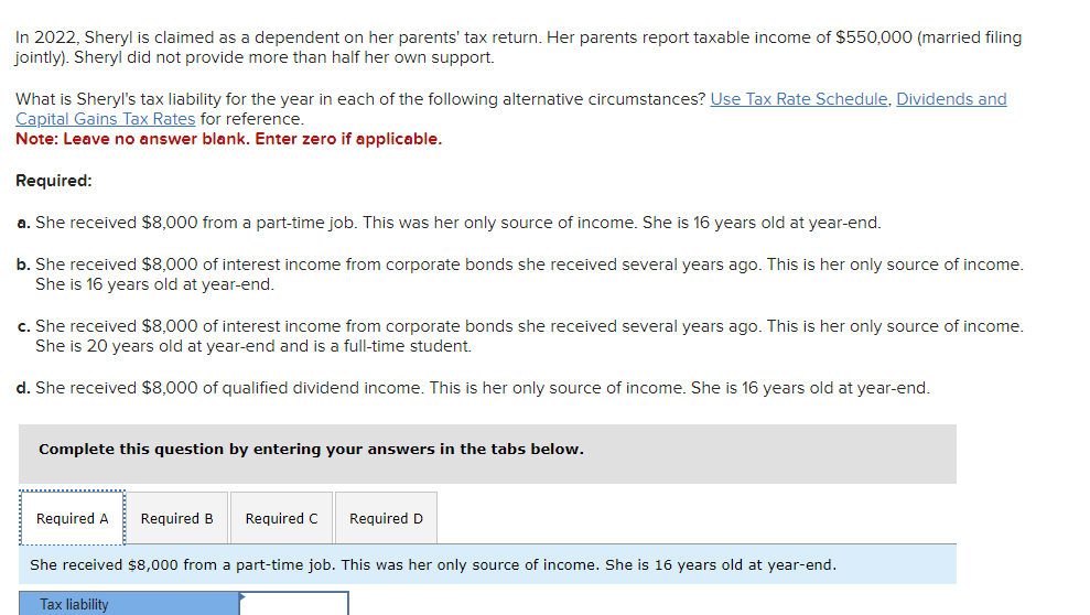 solved-in-2022-sheryl-is-claimed-as-a-dependent-on-her-chegg