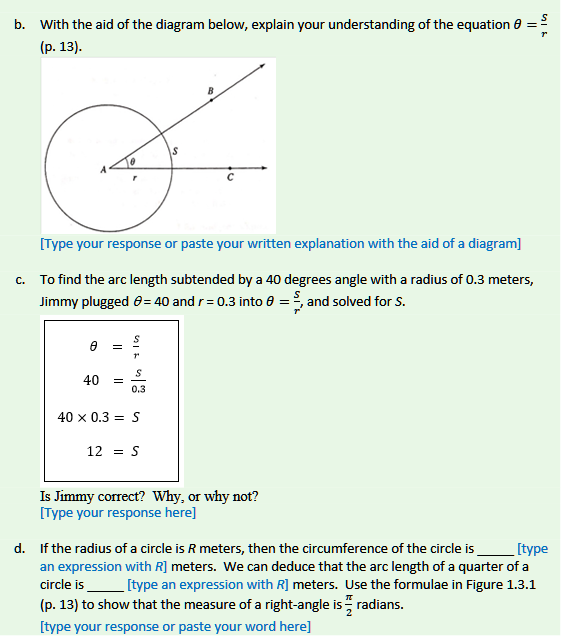 Solved B. With The Aid Of The Diagram Below, Explain Your | Chegg.com