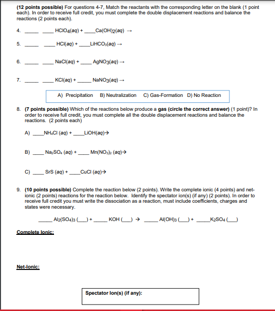 Solved Read each question carefully and provide the correct | Chegg.com