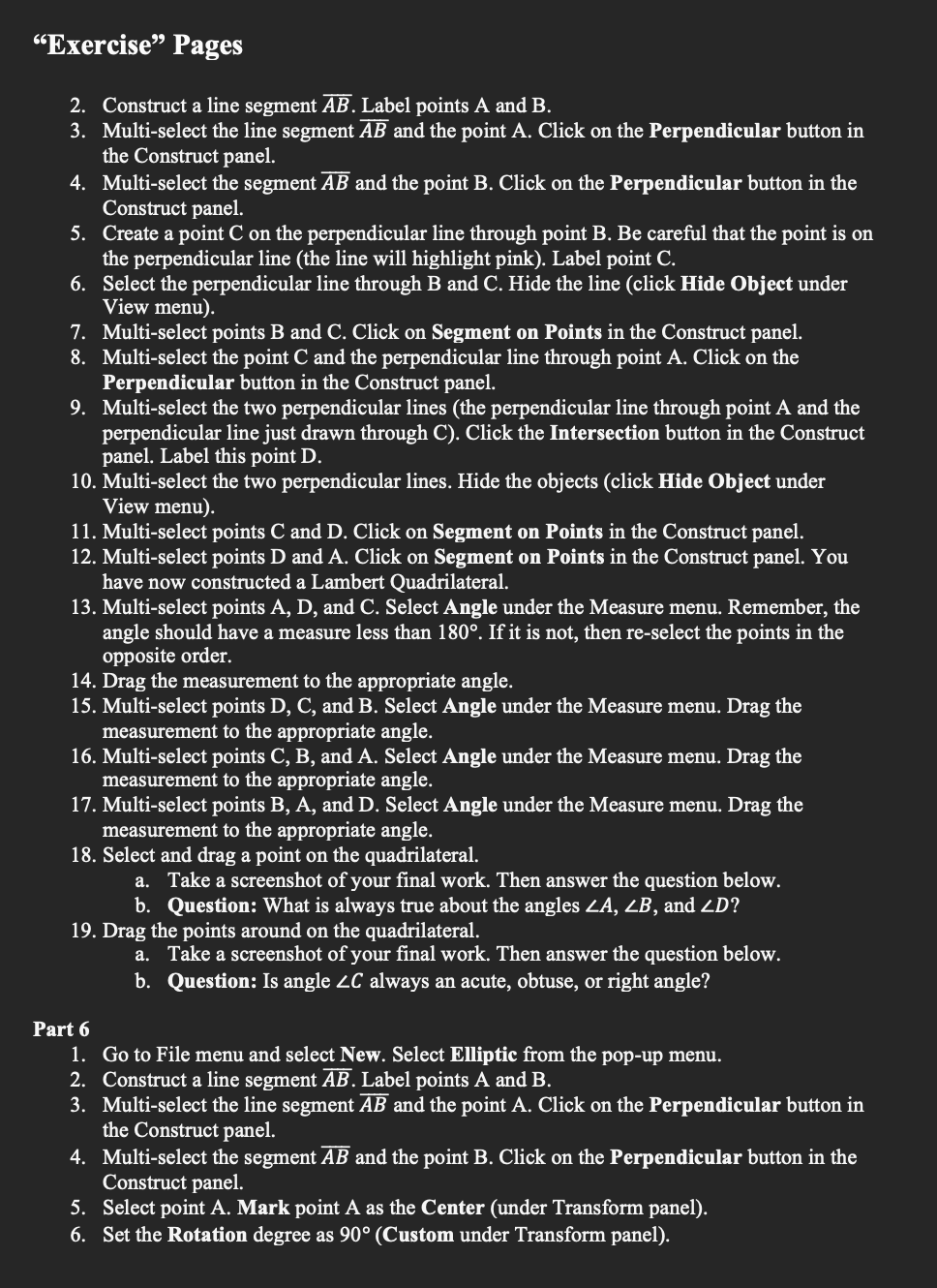 Instructions Complete the tasks and answer the | Chegg.com