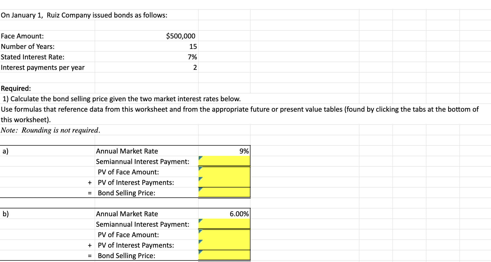 Solved On January 1, Ruiz Company issued bonds as follows: | Chegg.com