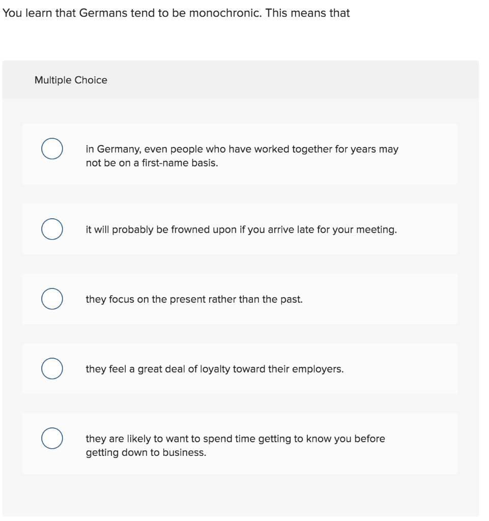 Solved Required information Preparing for a Cross Cultural