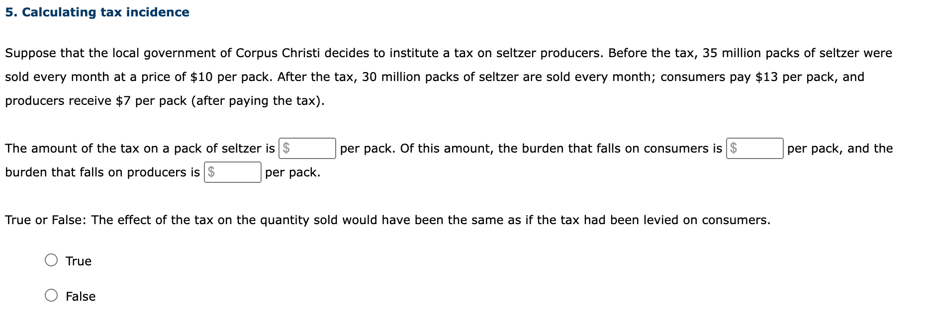 Solved Suppose that the local government of Corpus Christi