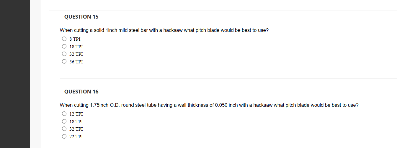 Solved When cutting a solid 1 inch mild steel bar with a | Chegg.com
