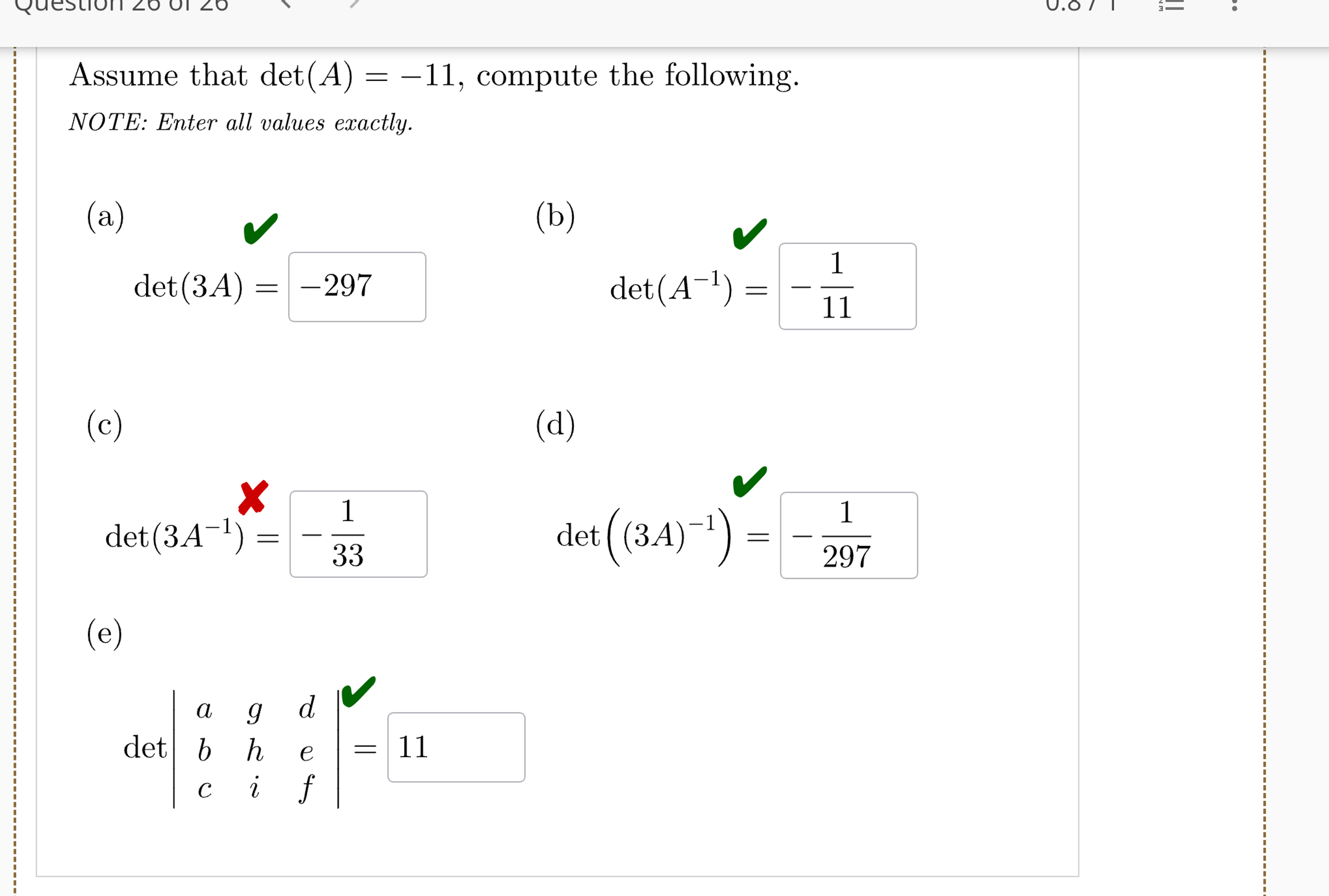 Solved Let A= {{a,b,c},{d,e,f}, {g,h,i}}solve c NOTE: SOLVE | Chegg.com