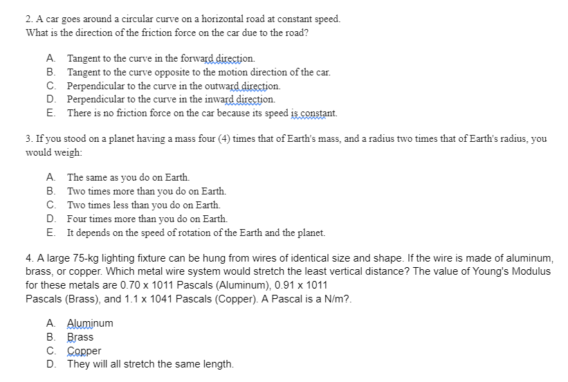 11. Satellite A Has Twice The Mass Of Satellite B, 