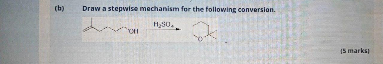 Solved Draw a stepwise mechanism for the following | Chegg.com