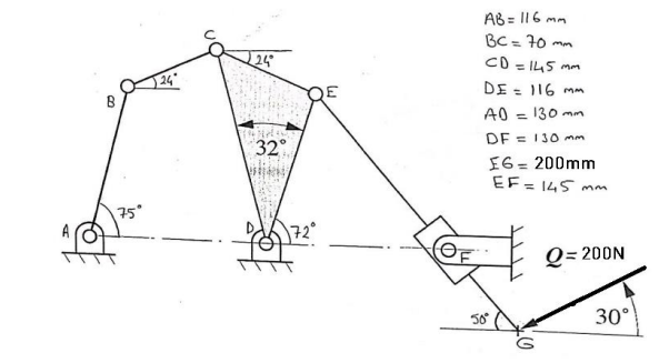 Solved For the figure below find the torque that must be | Chegg.com