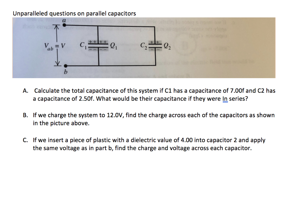 Capacitor Questions Examples at Dennis Broadnax blog