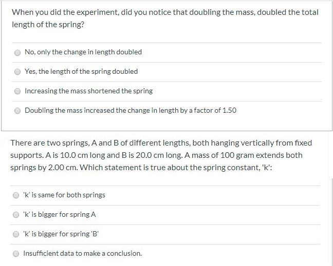 Solved When you did the experiment, did you notice that | Chegg.com