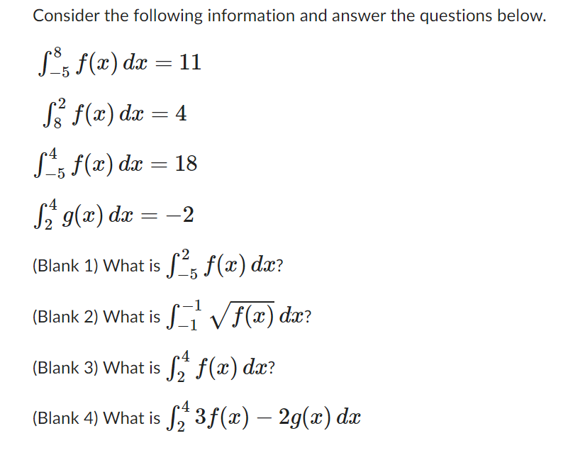 Solved Consider The Following Information And Answer The | Chegg.com