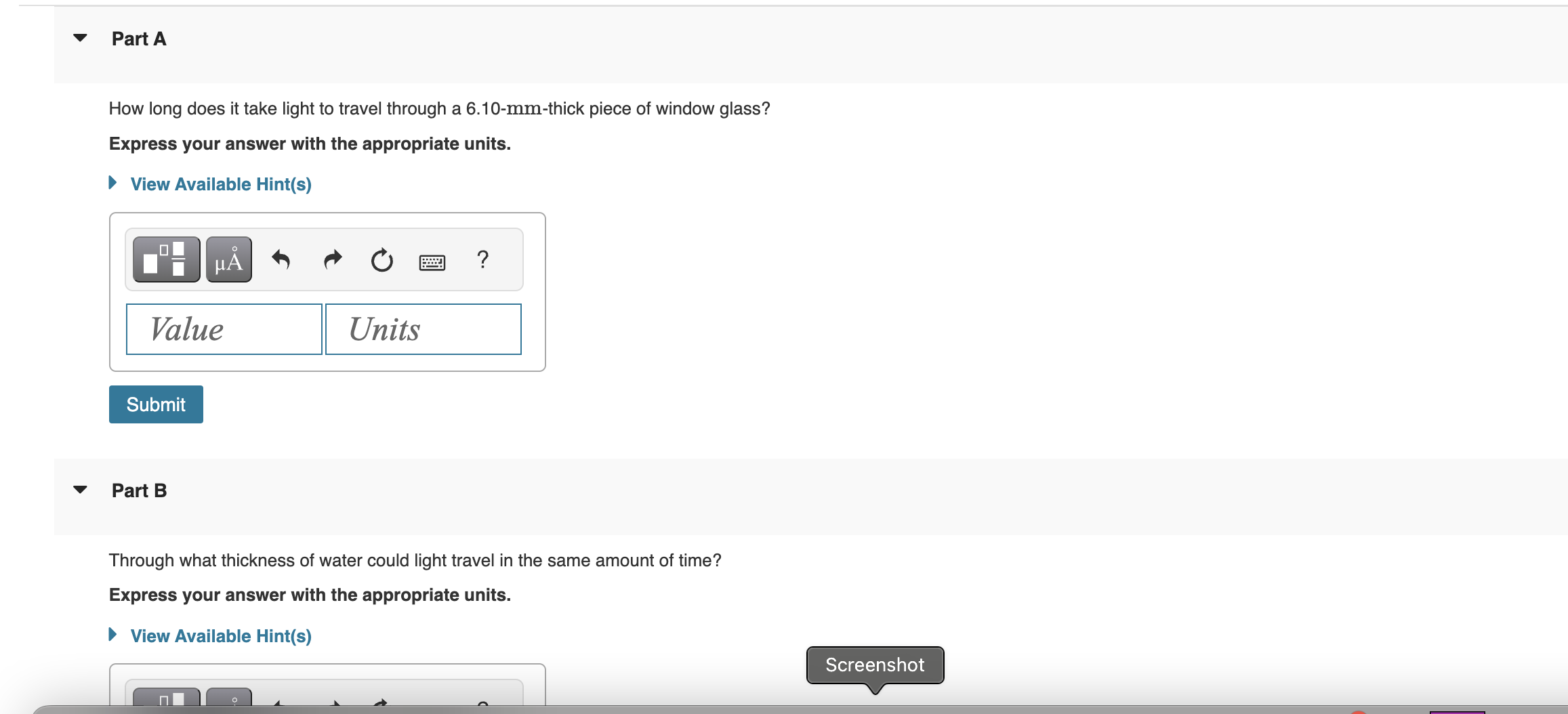 Solved How long does it take light to travel through a