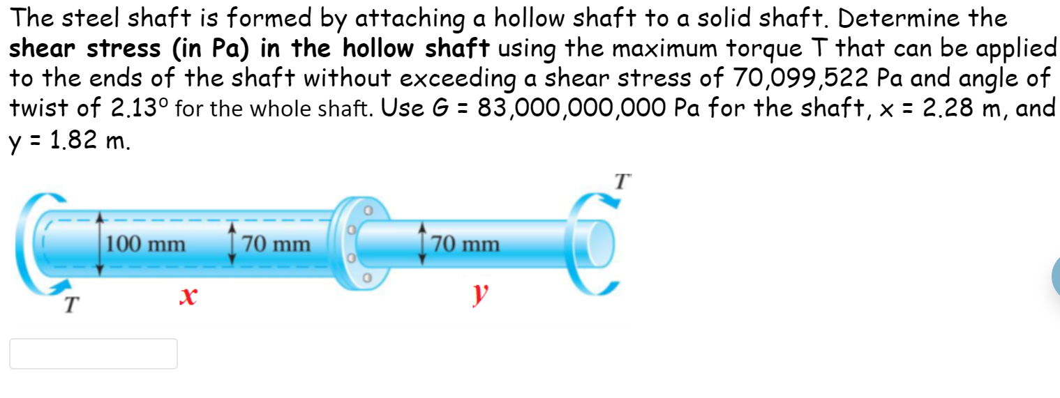 solved-the-steel-shaft-is-formed-by-attaching-a-hollow-shaft-chegg