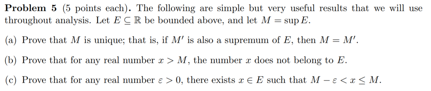 Solved Problem 5 (5 points each). The following are simple | Chegg.com