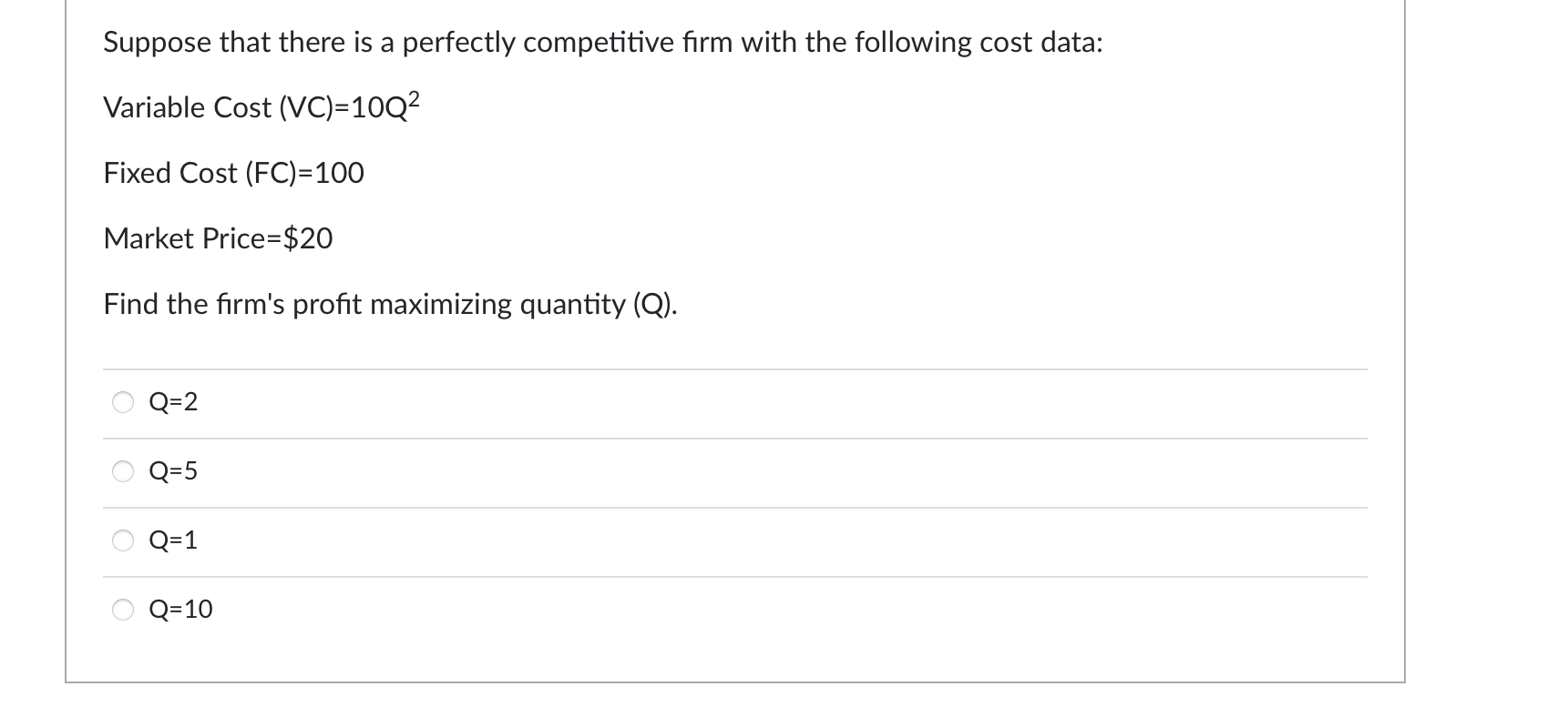 Solved Suppose That There Is A Perfectly Competitive Firm | Chegg.com