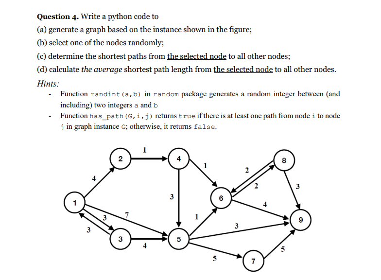 Solved Question 4. Write a python code to (a) generate a | Chegg.com
