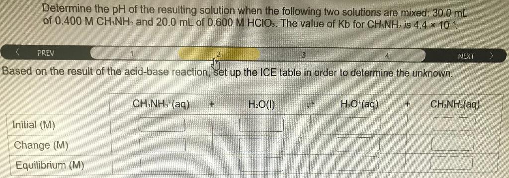 Solved Determine The PH Of The Resulting Solution When The | Chegg.com