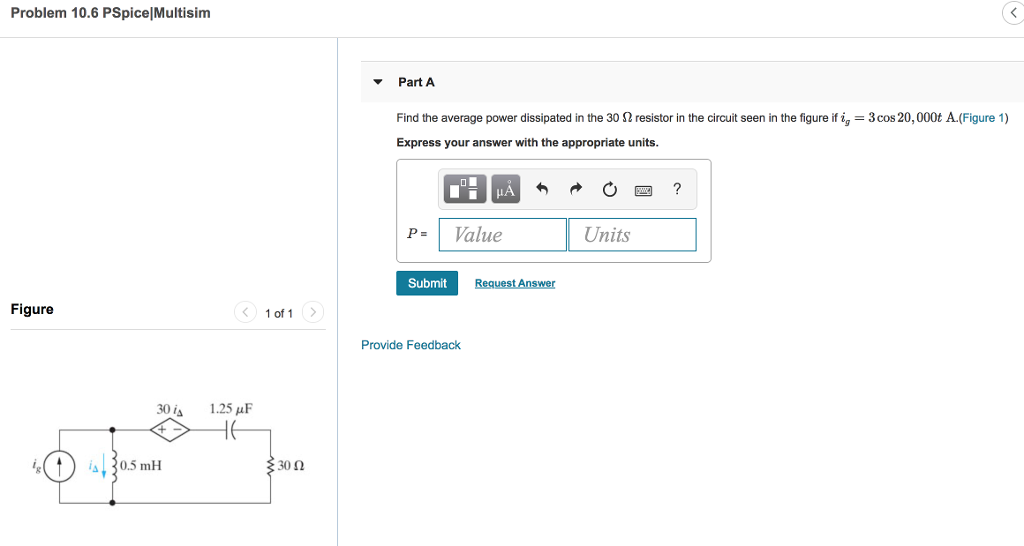 Solved Problem 10.6 PSpice]Multisim Part A Find the | Chegg.com